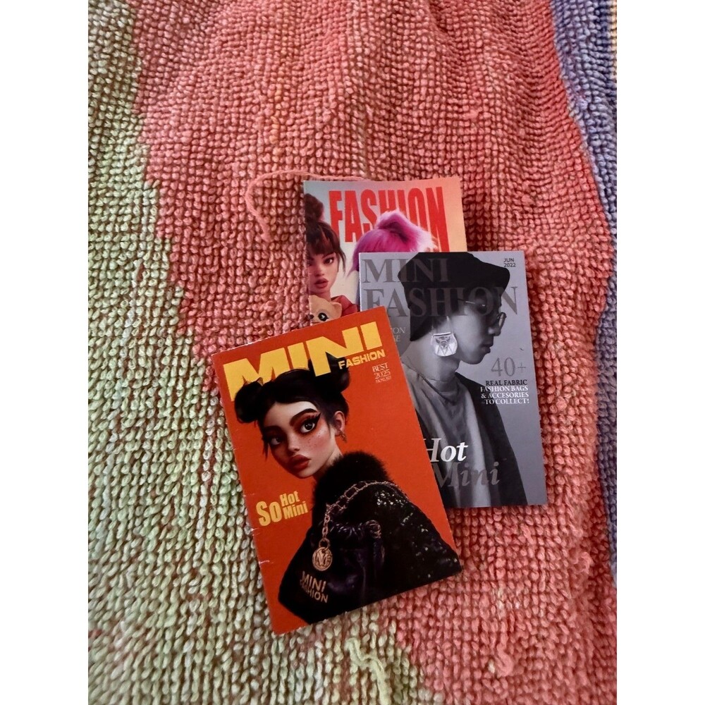 Handmade mini magazine bundle of 3